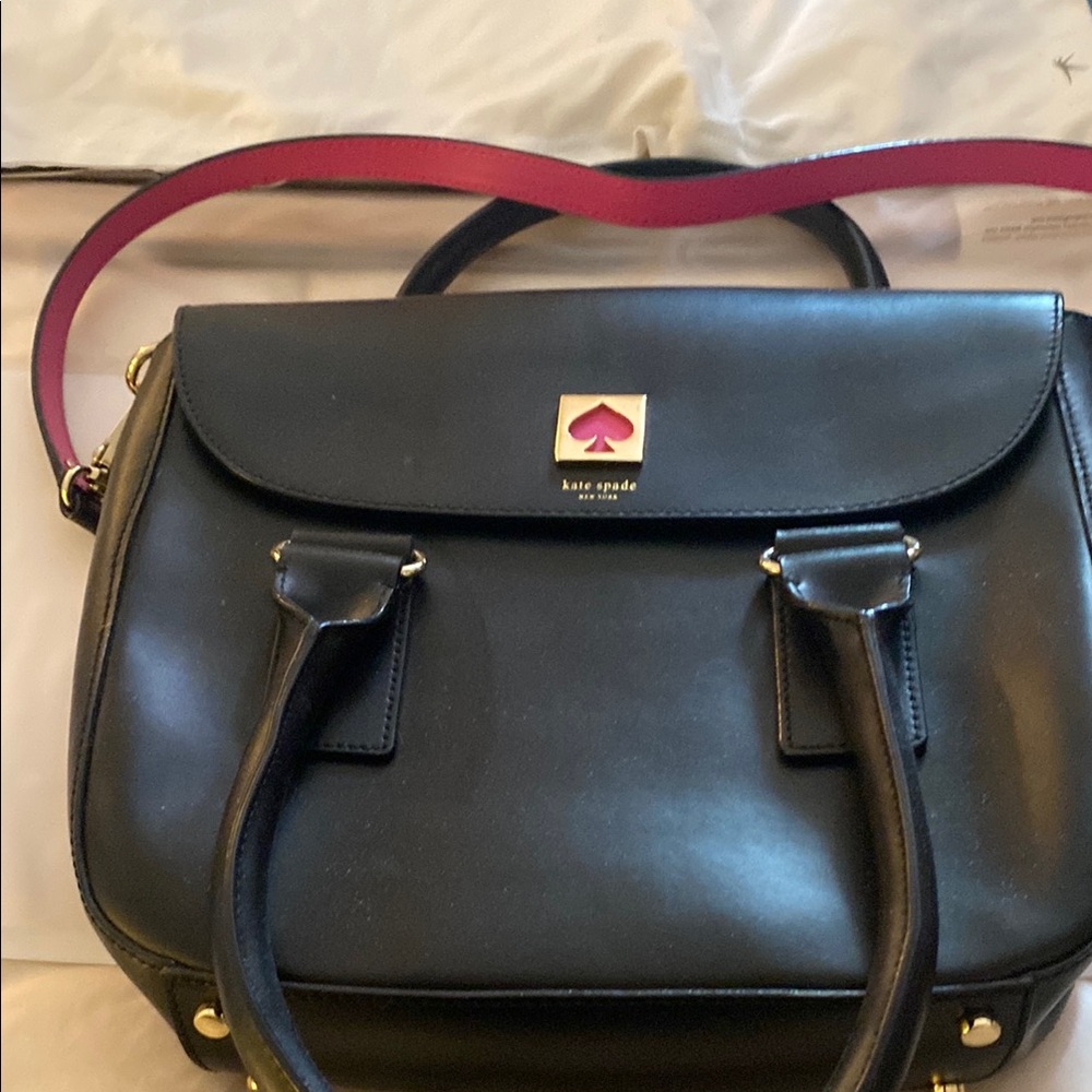 Kate Spade Black and Pink Satchel